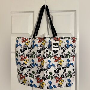 Disney Mickey Mouse Multicolor Tote with Black Handles